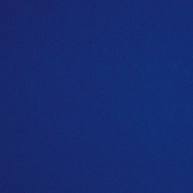 Deep cobalt-blue plain fabric with a softly mottled, subtly textured surface