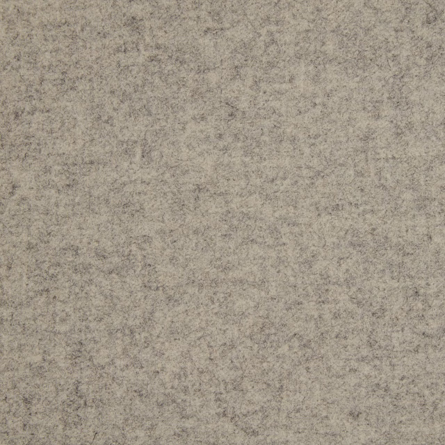 Warm greige textile swatch with cloudy grey flecks and a softly fibred surface