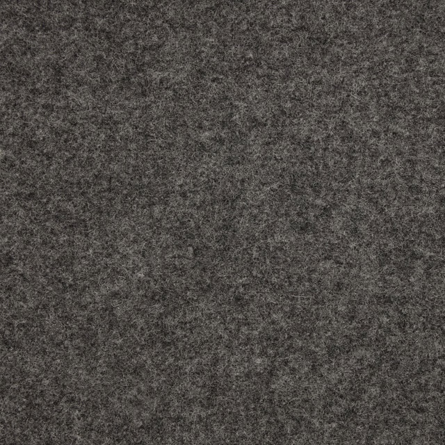 Charcoal grey fabric with a dense mottled, softly brushed surface