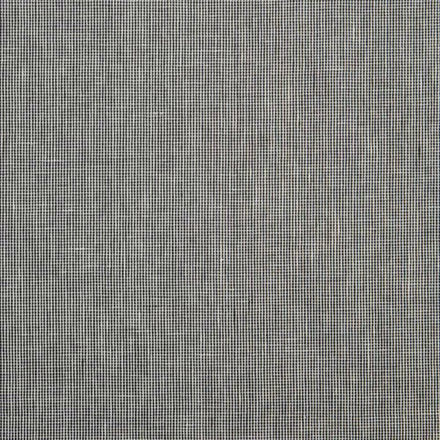 Fine charcoal grey fabric with a tightly woven pale micro-check texture