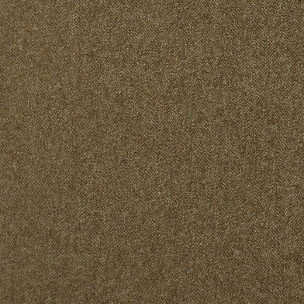 Muted olive-sage fabric with a fine, tightly woven herringbone texture
