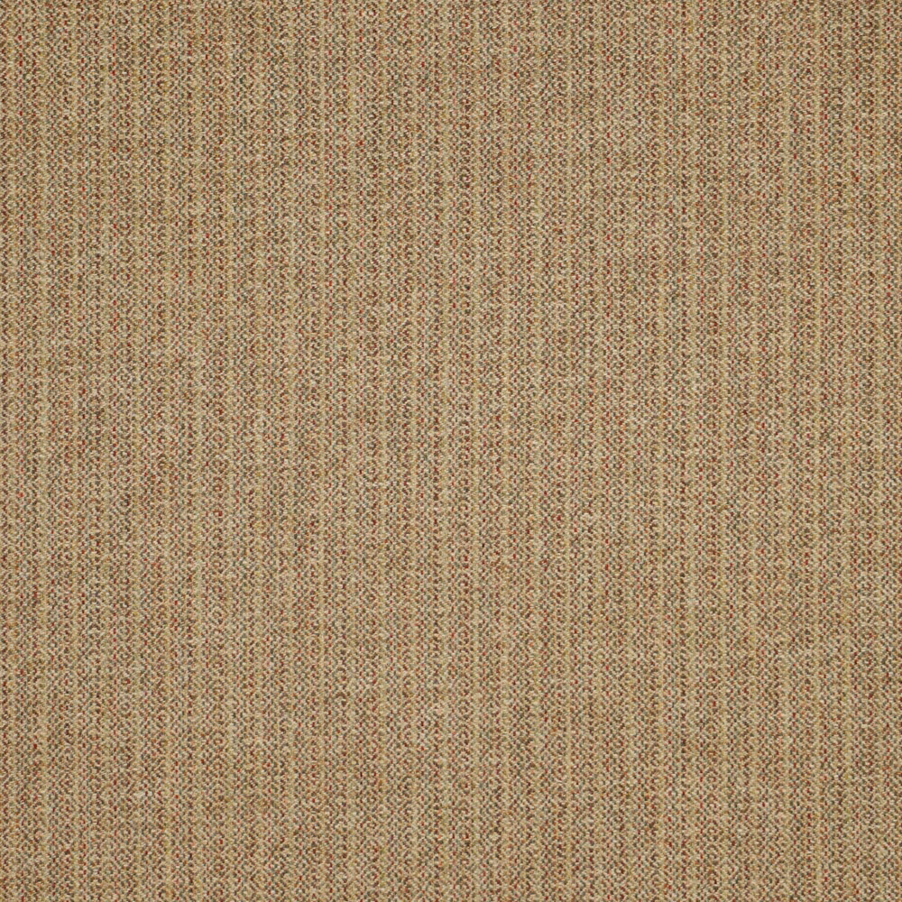 Muted sage woven ground with fine red geometric vertical motifs