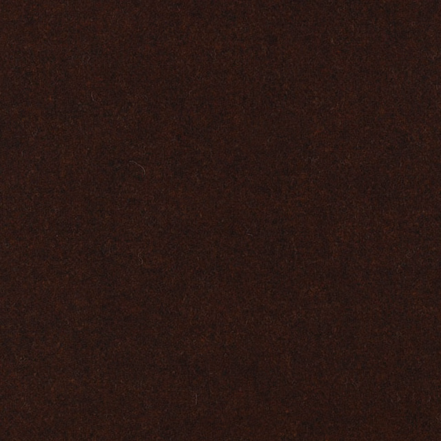 Deep chestnut brown fabric with a subtle mottled, softly fibrous surface