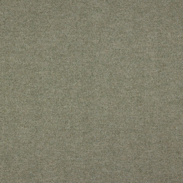 Muted grey-green woven ground with a fine, closely spaced chevron texture