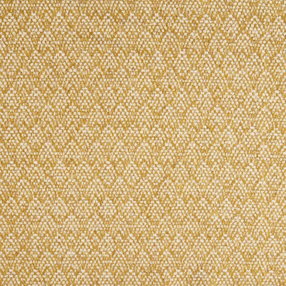 Gold and cream woven textile with a dense, irregular diamond texture