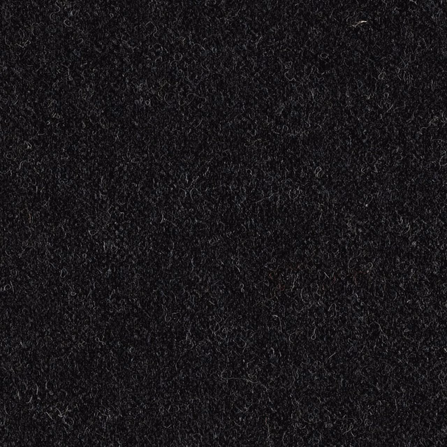 Near-black blue fabric with dense irregular curls and subtle blue-grey highlights