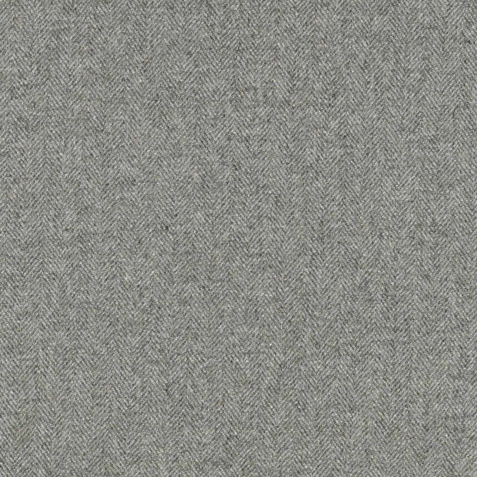 Cool gull-grey textile with a fine, softly mottled herringbone weave