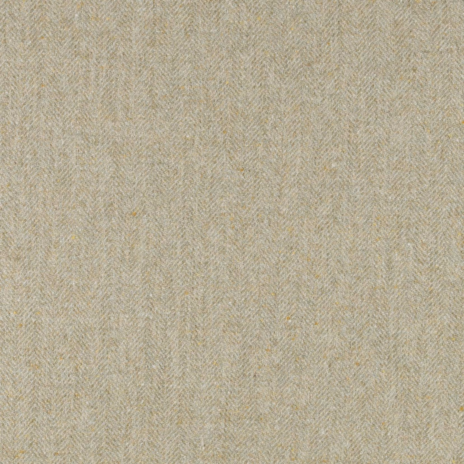 Warm ivory fabric with a fine beige-grey herringbone weave and subtle texture