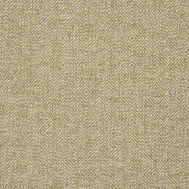 Warm travertine-beige woven swatch with small white diamond and chevron motifs