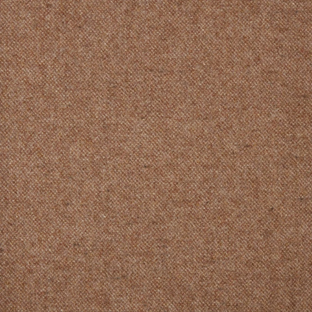 Warm sandstone-brown fabric with a fine, softly varied herringbone weave