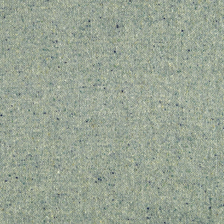 Pale duck egg blue-green woven fabric with tiny navy and grey flecks
