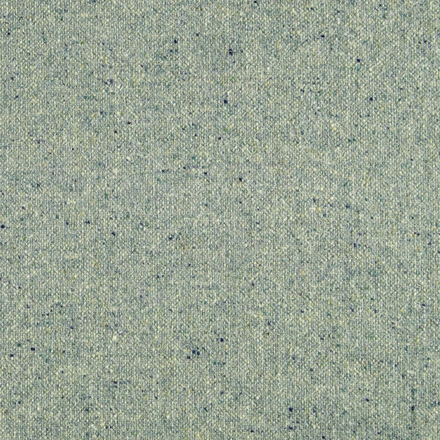 Pale duck egg blue-green woven fabric with tiny navy and grey flecks
