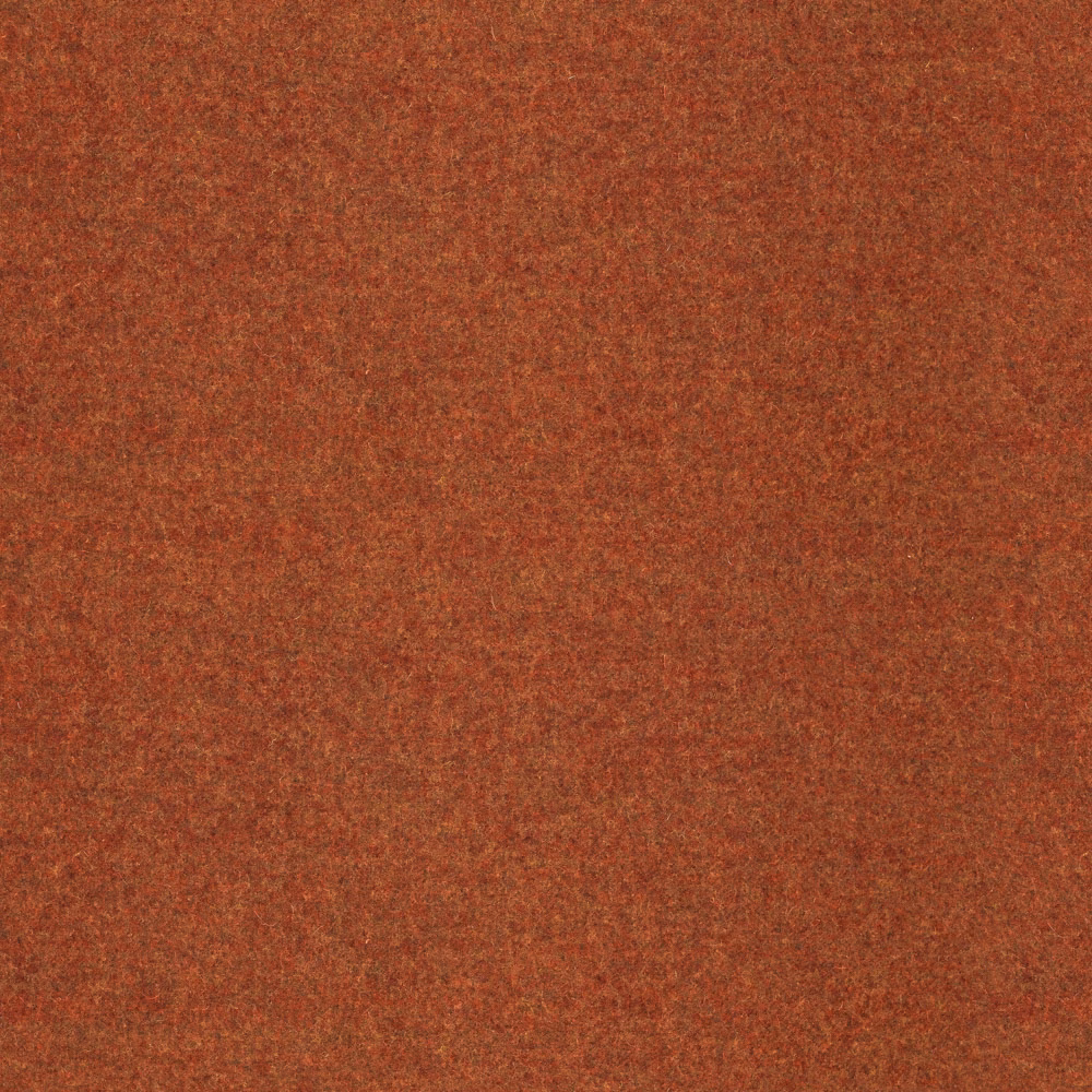 Mottled rust-bronze woven textile with a soft, granular surface