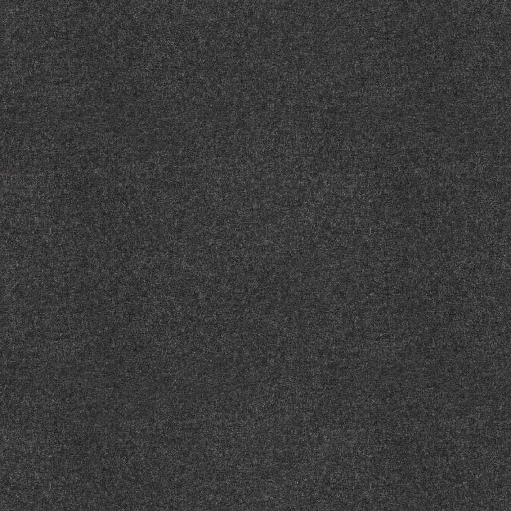 Deep charcoal fabric with a fine, softly mottled close-grained texture