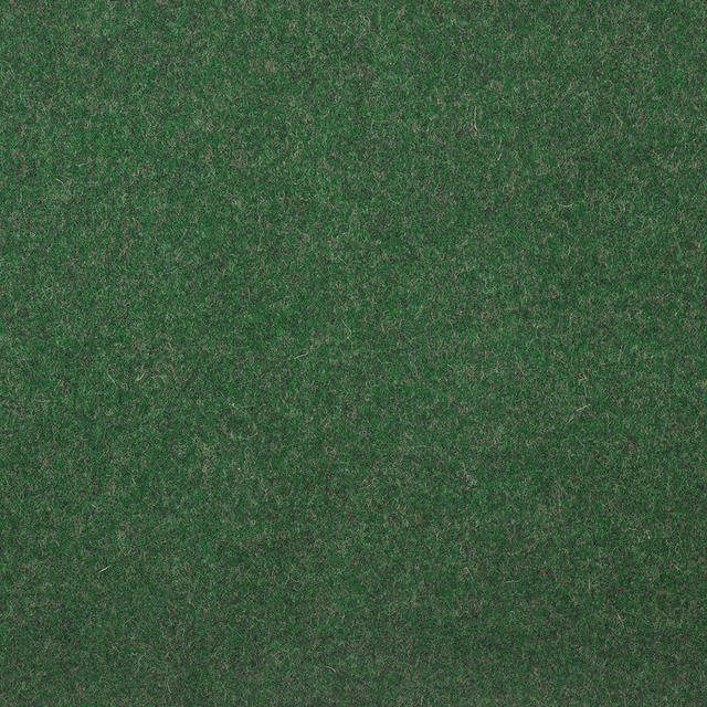 Deep moss green fabric with fine brown-grey flecks and a dense mottled texture
