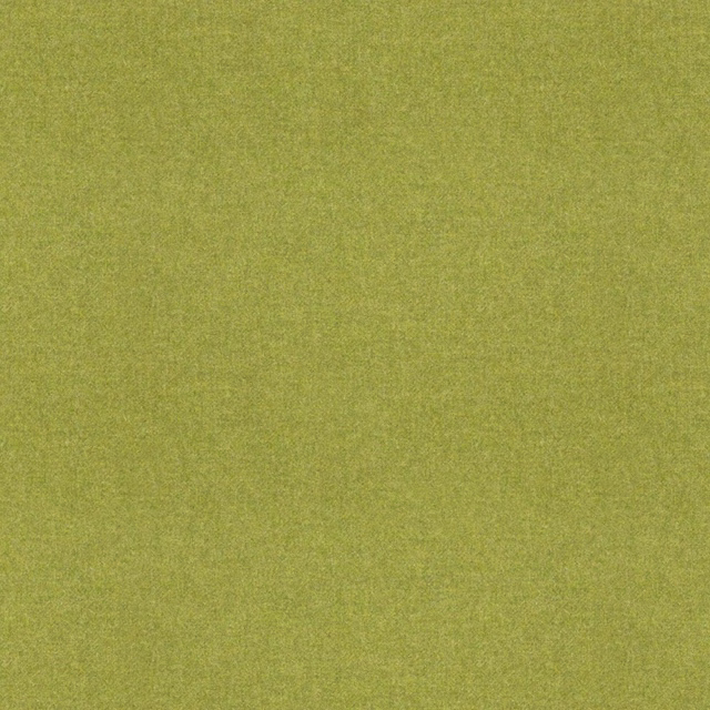 Close-up of muted lime-olive plain weave with a softly mottled surface