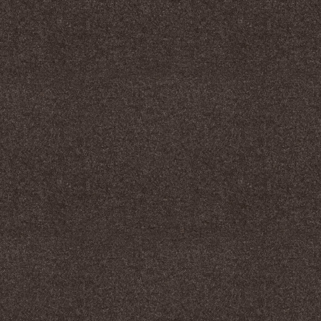 Deep mocha brown fabric swatch with fine softly mottled woven texture