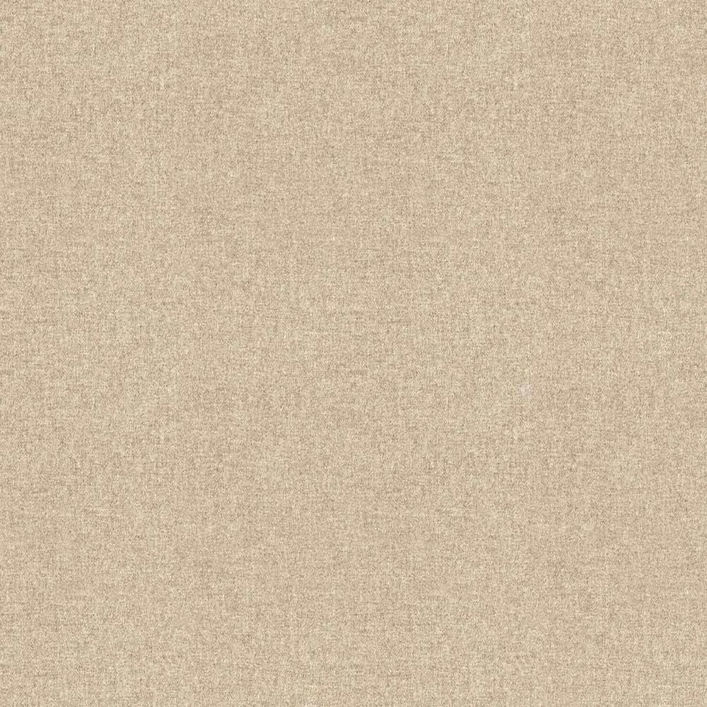 Warm oatmeal plain-weave textile with softly flecked natural texture