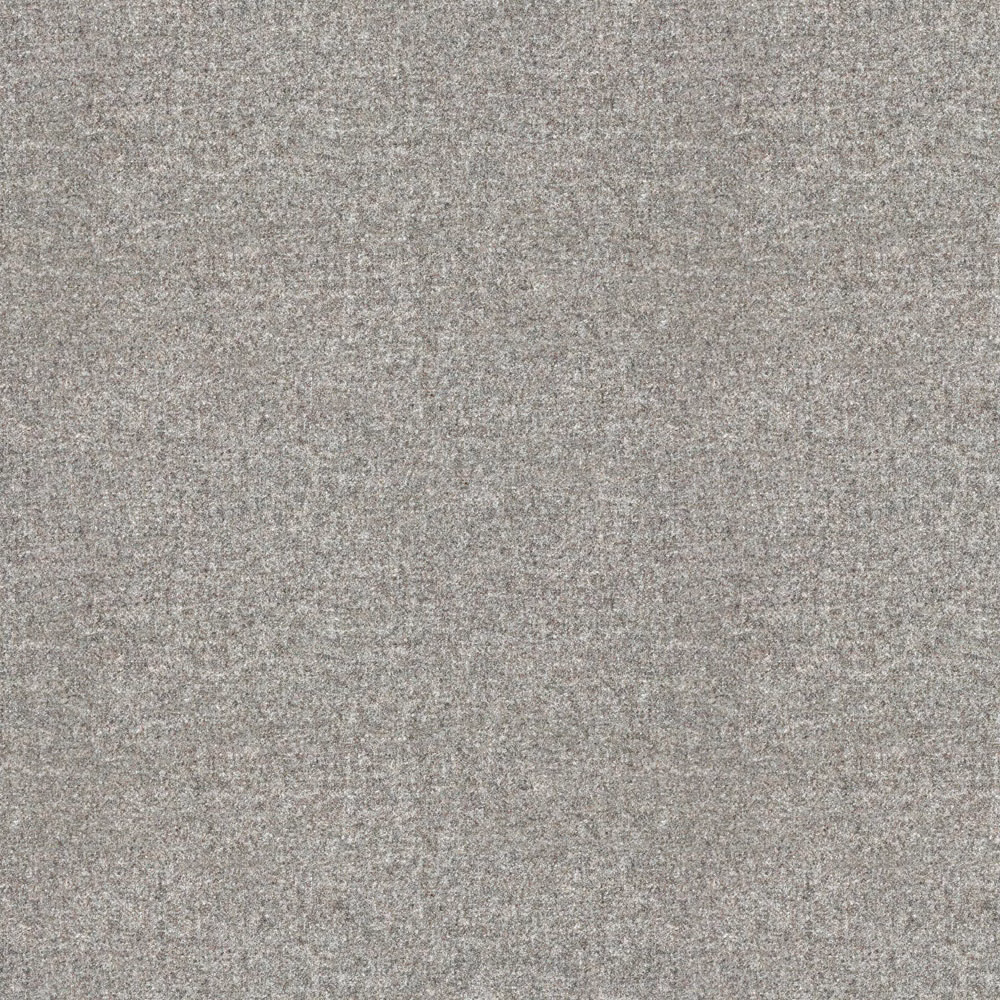 Mottled platinum-grey woven fabric with fine taupe and silvery thread variation