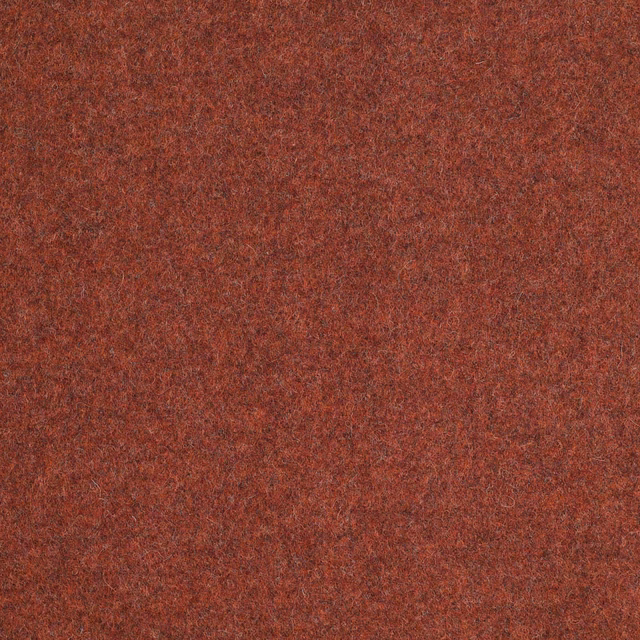 Dense mottled raspberry-red textile with warm brown flecks and soft napped texture