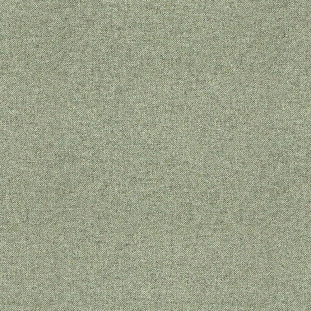 Muted sage-green woven fabric with a fine, softly mottled surface
