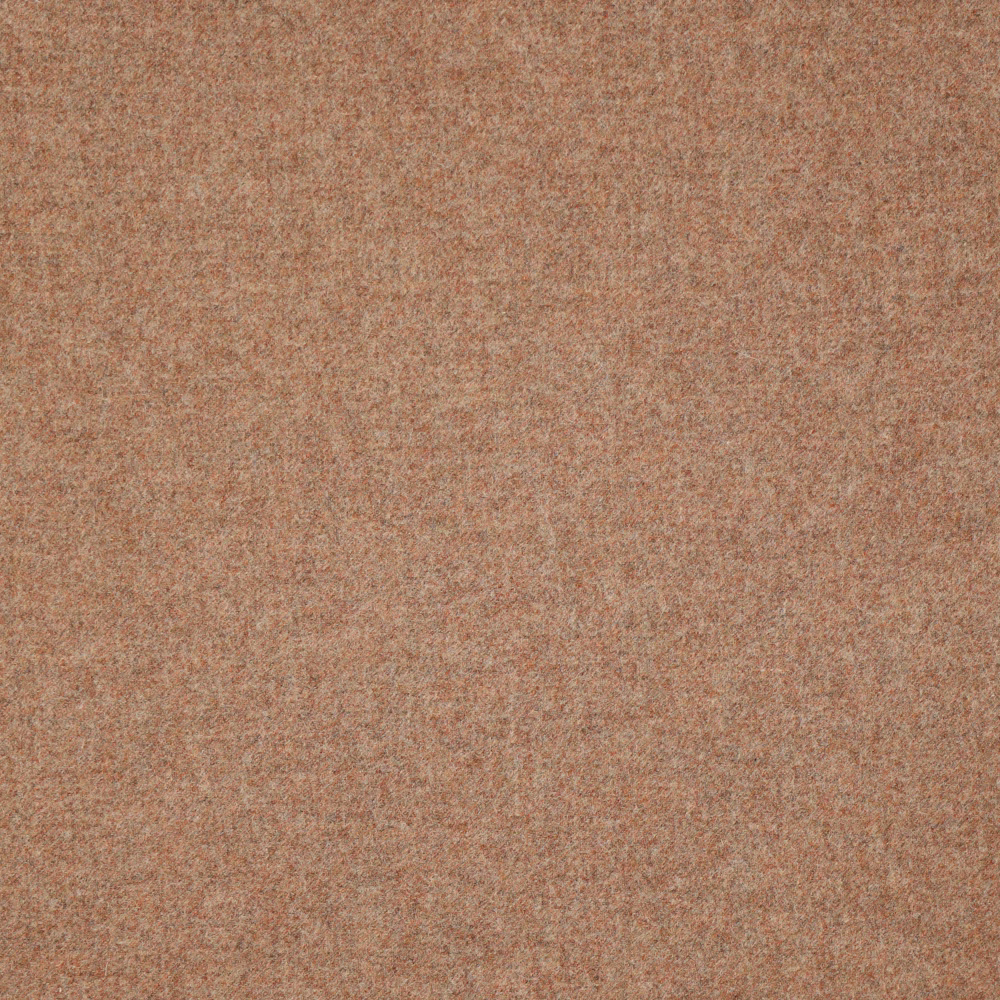 Close-up of finely mottled dusty salmon-pink woven fabric with warm earthy shading
