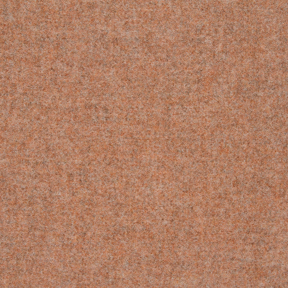Mottled sandstone terracotta textile with a soft, flecked, napped-looking weave
