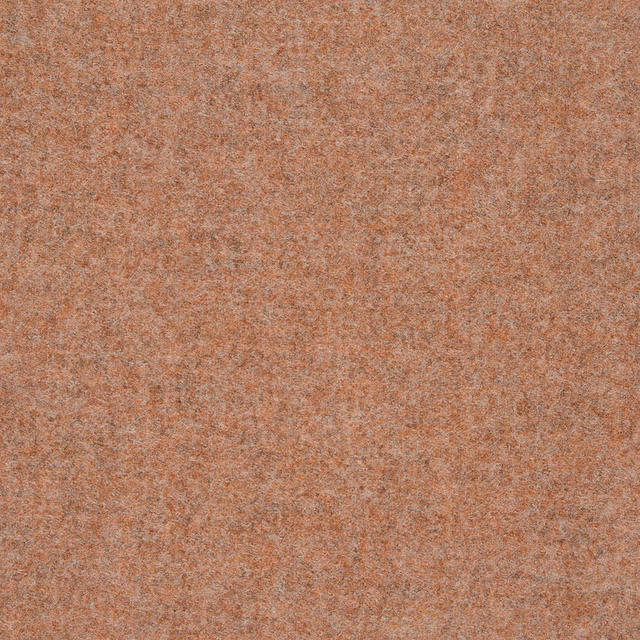 Mottled sandstone terracotta textile with a soft, flecked, napped-looking weave