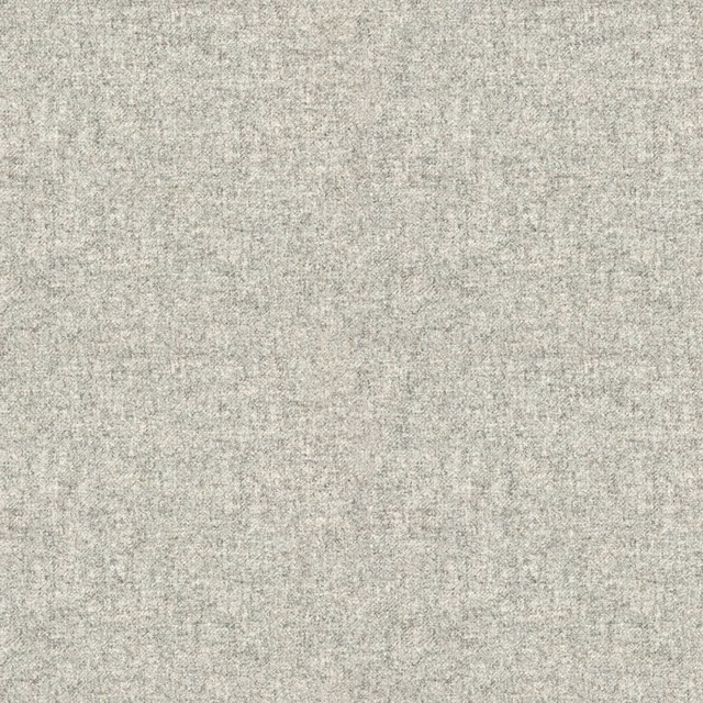 Pale silver-grey fabric with fine mottled flecks and a softly textured woven surface