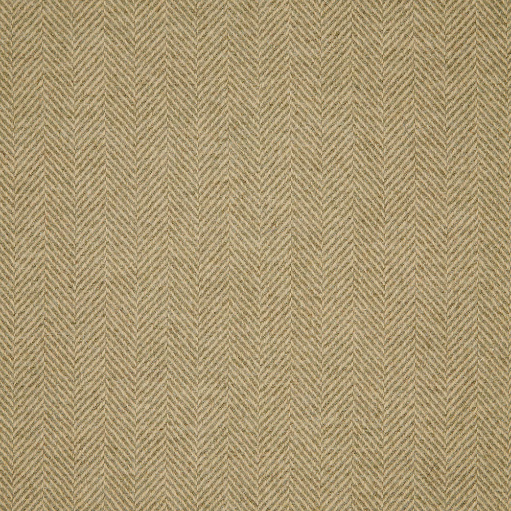 Muted olive Apple fabric with fine vertical herringbone chevrons and woven texture
