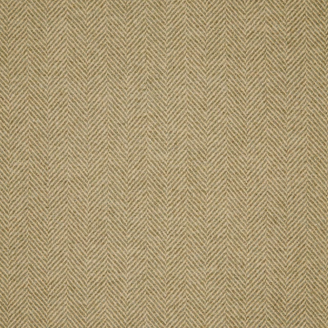 Muted olive Apple fabric with fine vertical herringbone chevrons and woven texture