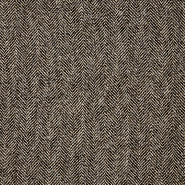 Deep charcoal textile with fine taupe-grey vertical herringbone chevrons