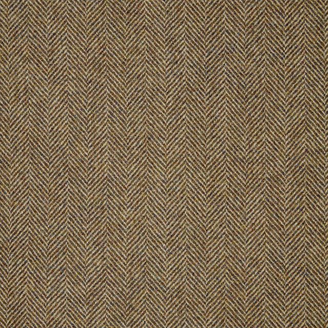 Muted olive-brown woven fabric with fine vertical herringbone chevrons