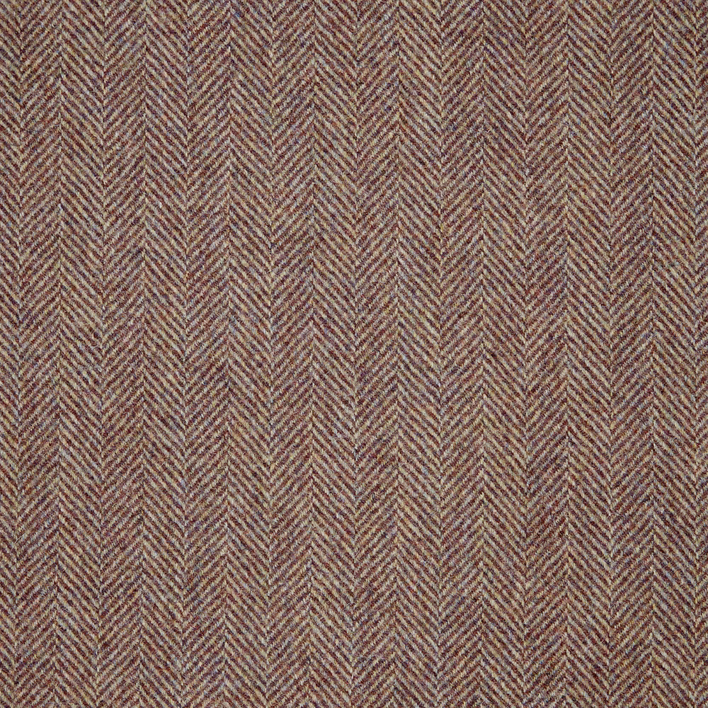Muted grape-brown herringbone weave with vertical chevrons and subtle tactile texture