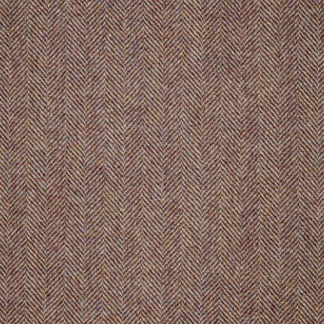 Muted grape-brown herringbone weave with vertical chevrons and subtle tactile texture