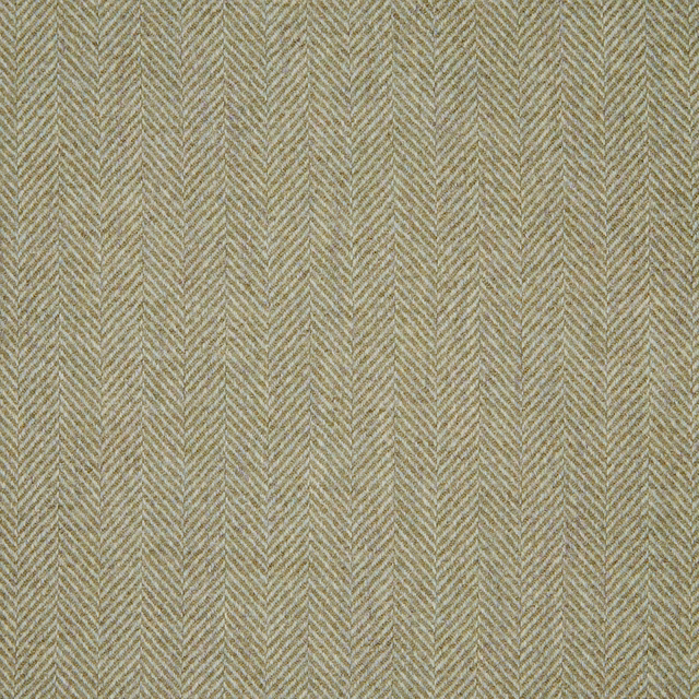 Muted sage herringbone weave with pale chevrons and fine tactile texture