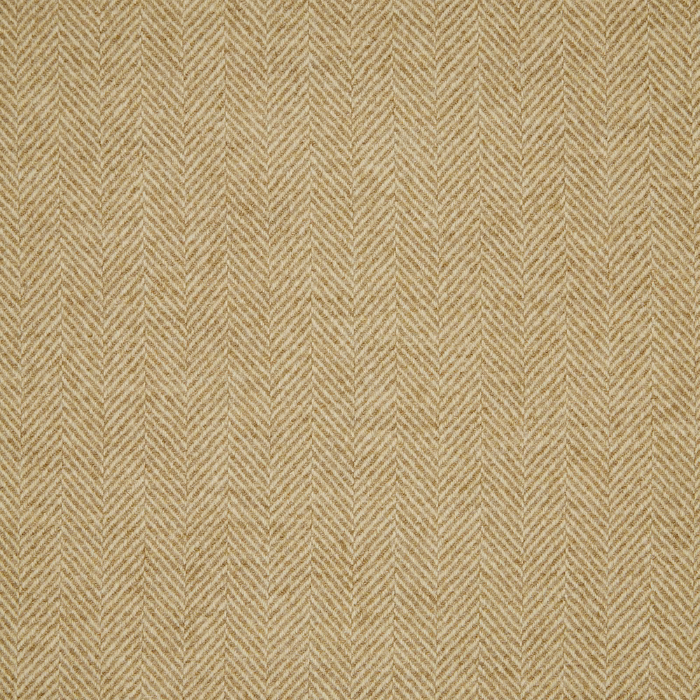 Warm straw-beige textile with a fine vertical herringbone weave