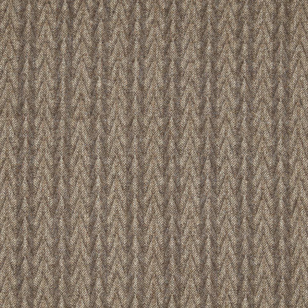 Mottled taupe-grey Kintail Shale fabric with a fine woven herringbone texture