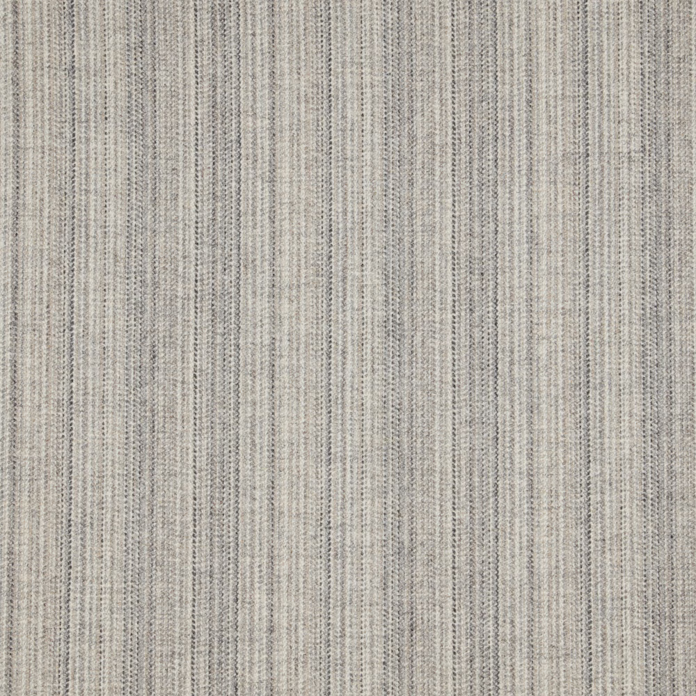 Warm limestone-grey fabric with fine, closely spaced vertical ribbed texture