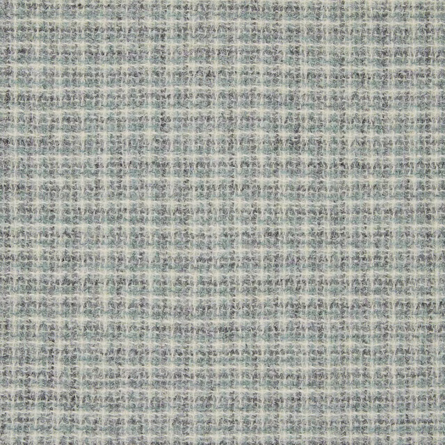 Close-up of a cool slate blue-grey weave with pale crosshatched threads