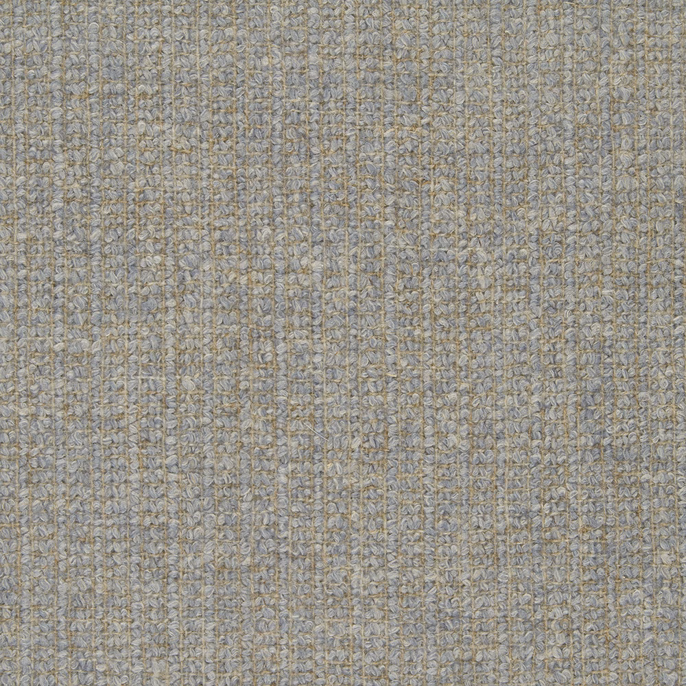 Pale greige woven textile with fine vertical slubs and softly mottled grey-beige texture