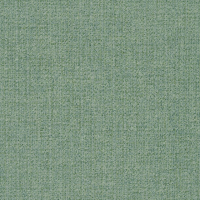 Close-up of muted sage-green Linoso fabric with fine irregular woven texture