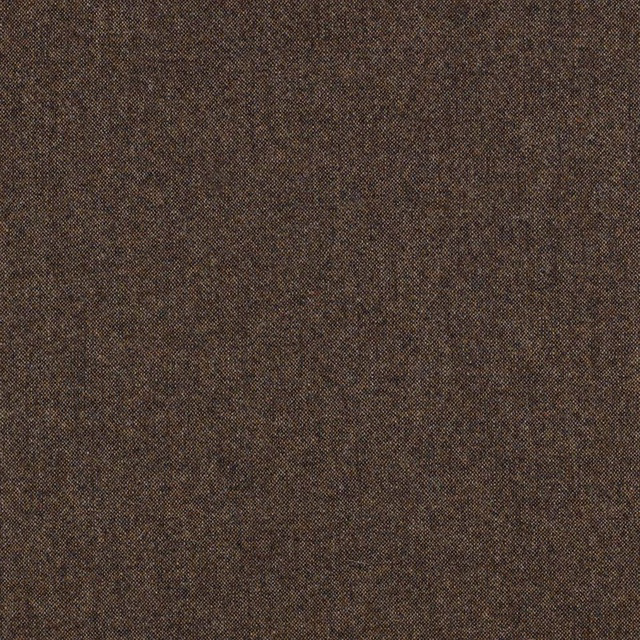 Warm mid brown fabric with a dense, finely mottled woven texture