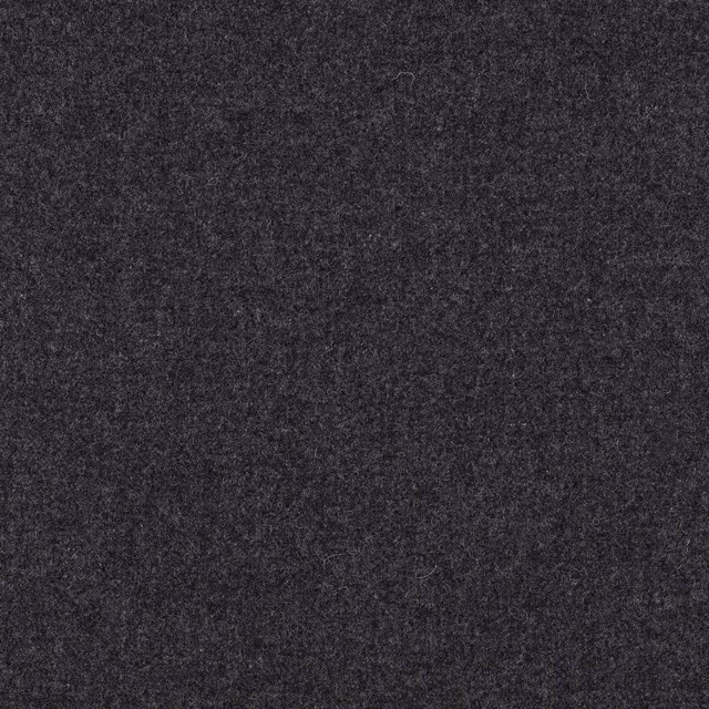 Close-up of dark mid-grey fabric with a dense, softly mottled texture