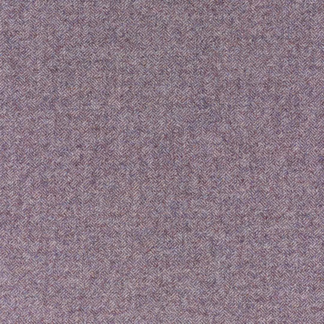 Dusty mauve-grey Parquet weave with fine, closely spaced herringbone chevrons