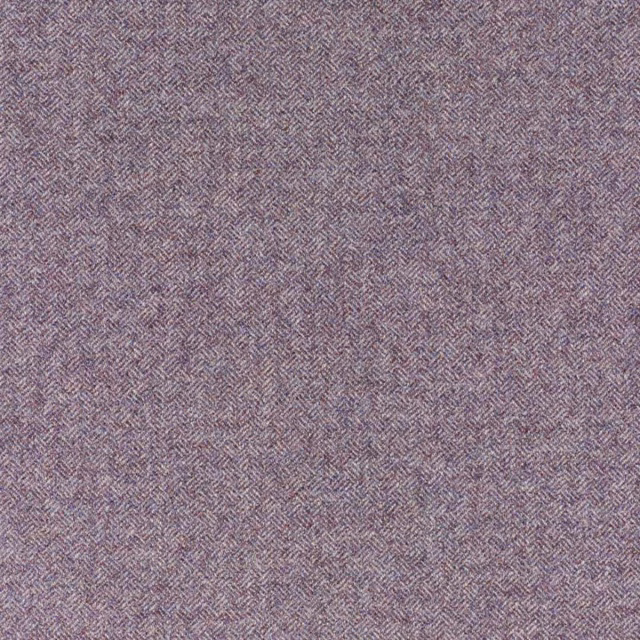 Dusty mauve-grey Parquet weave with fine, closely spaced herringbone chevrons