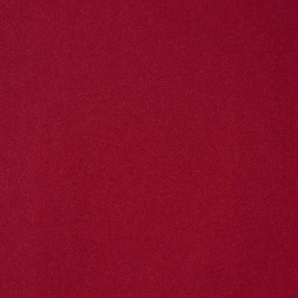 Deep crimson red fabric with a softly mottled, low-texture surface