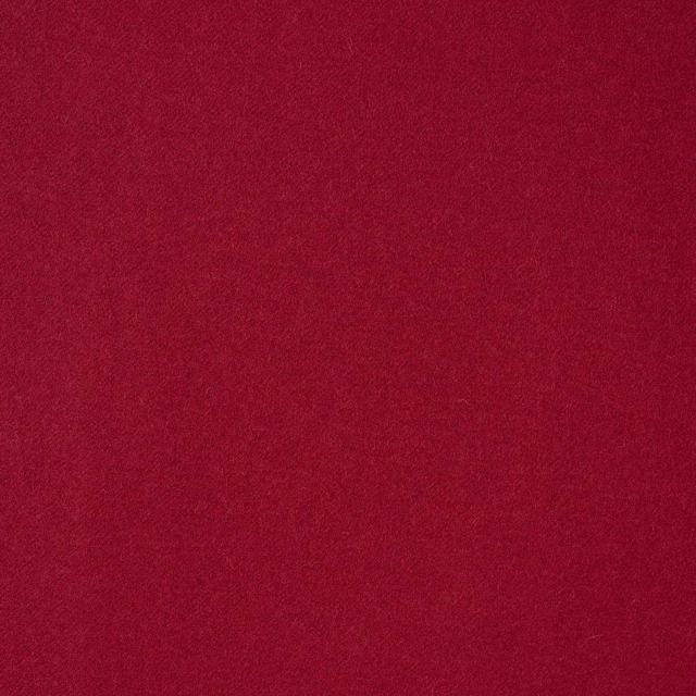 Deep crimson red fabric with a softly mottled, low-texture surface