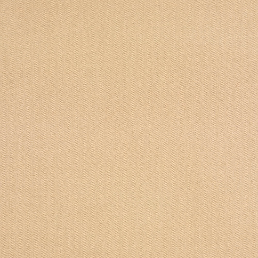 Warm ivory satin fabric with a fine weave and subtle vertical shading