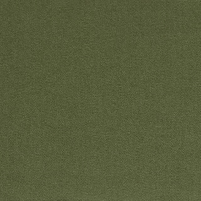 Muted olive-green satin swatch showing a smooth fine weave and subtle directional sheen
